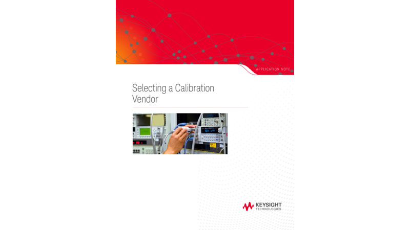 Selecting a Calibration Vendor 